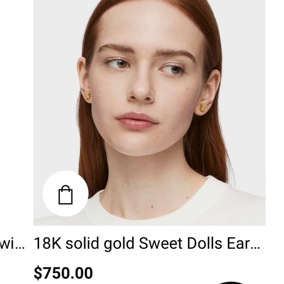 18K Gold Sweet Dolls Earrings - Picture 7 of 13